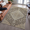 Piper Looms Mayfield Global AMF1151 Chocolate Machine Washable Area Rug Lifestyle Image Feature