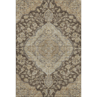 Piper Looms Mayfield Global AMF1151 Chocolate Machine Washable Area Rug main image