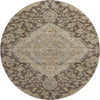 Piper Looms Mayfield Global AMF1151 Chocolate Machine Washable Area Rug Round Main Image