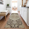 Piper Looms Mayfield Global AMF1151 Chocolate Machine Washable Area Rug Runner Lifestyle Image Feature