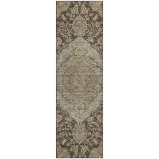Piper Looms Mayfield Global AMF1151 Chocolate Machine Washable Area Rug Runner Main Image