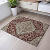 Piper Looms Mayfield Global AMF1151 Garnet Machine Washable Area Rug Scatter Lifestyle Image Feature