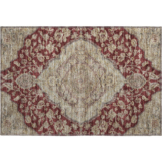Piper Looms Mayfield Global AMF1151 Garnet Machine Washable Area Rug Scatter Main Image