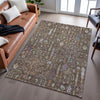 Piper Looms Mayfield Floral AMF1152 Brown Machine Washable Area Rug Lifestyle Image Feature
