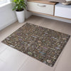 Piper Looms Mayfield Floral AMF1152 Brown Machine Washable Area Rug Scatter Lifestyle Image Feature