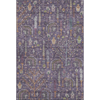 Piper Looms Mayfield Floral AMF1152 Eggplant Machine Washable Area Rug main image