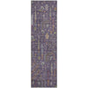 Piper Looms Mayfield Floral AMF1152 Eggplant Machine Washable Area Rug Runner Main Image
