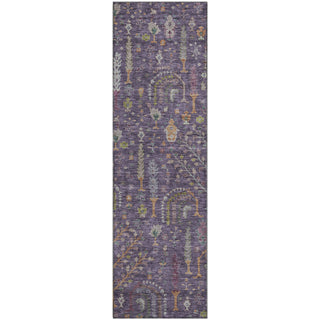 Piper Looms Mayfield Floral AMF1152 Eggplant Machine Washable Area Rug Runner Main Image