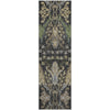 Piper Looms Mayfield Global AMF1153 Black Machine Washable Area Rug Runner Main Image