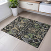 Piper Looms Mayfield Global AMF1153 Black Machine Washable Area Rug Scatter Lifestyle Image Feature