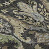 Piper Looms Mayfield Global AMF1153 Black Machine Washable Area Rug Swatch Image