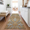 Piper Looms Mayfield Global AMF1153 Copper Machine Washable Area Rug Runner Lifestyle Image Feature