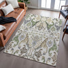 Piper Looms Mayfield Global AMF1153 Ivory Machine Washable Area Rug Lifestyle Image Feature