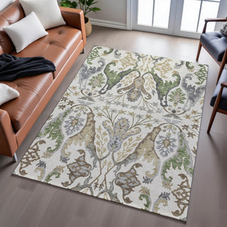 Piper Looms Mayfield Global AMF1153 Ivory Machine Washable Area Rug Lifestyle Image Feature