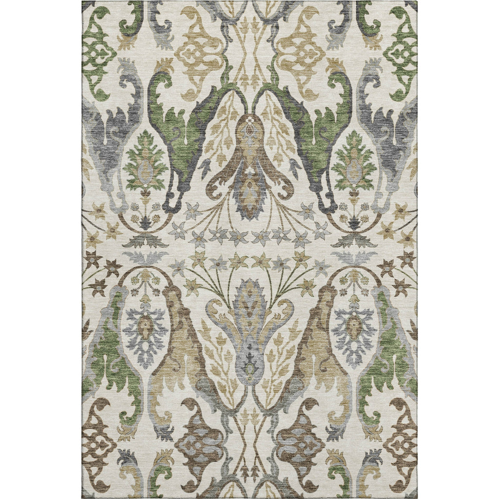 Piper Looms Mayfield Global AMF1153 Ivory Machine Washable Area Rug main image
