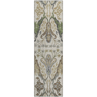 Piper Looms Mayfield Global AMF1153 Ivory Machine Washable Area Rug Runner Main Image
