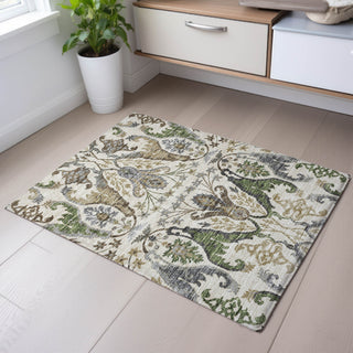 Piper Looms Mayfield Global AMF1153 Ivory Machine Washable Area Rug Scatter Lifestyle Image Feature