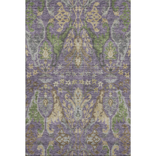 Piper Looms Mayfield Global AMF1153 Purple Machine Washable Area Rug main image
