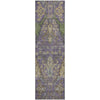 Piper Looms Mayfield Global AMF1153 Purple Machine Washable Area Rug Runner Main Image