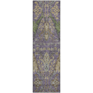 Piper Looms Mayfield Global AMF1153 Purple Machine Washable Area Rug Runner Main Image