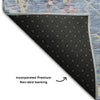 Piper Looms Mayfield Global AMF1154 Blue Machine Washable Area Rug Backing Image