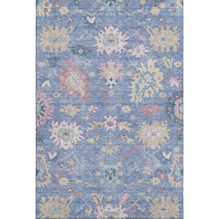 Piper Looms Mayfield Global AMF1154 Blue Machine Washable Area Rug main image