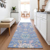 Piper Looms Mayfield Global AMF1154 Blue Machine Washable Area Rug Runner Lifestyle Image Feature