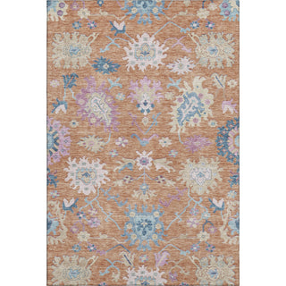 Piper Looms Mayfield Global AMF1154 Orange Machine Washable Area Rug main image