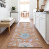 Piper Looms Mayfield Global AMF1154 Orange Machine Washable Area Rug Runner Lifestyle Image Feature