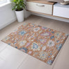 Piper Looms Mayfield Global AMF1154 Orange Machine Washable Area Rug Scatter Lifestyle Image Feature