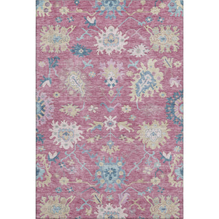 Piper Looms Mayfield Global AMF1154 Pink Machine Washable Area Rug main image