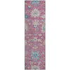 Piper Looms Mayfield Global AMF1154 Pink Machine Washable Area Rug Runner Main Image