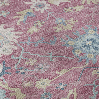 Piper Looms Mayfield Global AMF1154 Pink Machine Washable Area Rug Swatch Image