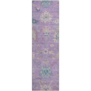 Piper Looms Mayfield Global AMF1154 Purple Machine Washable Area Rug Runner Main Image