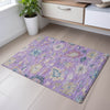 Piper Looms Mayfield Global AMF1154 Purple Machine Washable Area Rug Scatter Lifestyle Image Feature