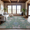 Piper Looms Mayfield Global AMF1154 Sage Machine Washable Area Rug Lifestyle Image Feature