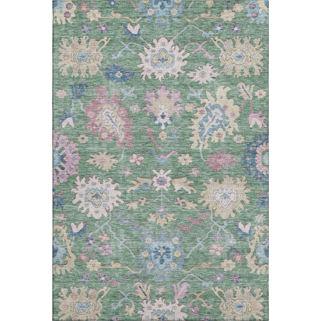 Piper Looms Mayfield Global AMF1154 Sage Machine Washable Area Rug main image