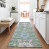 Piper Looms Mayfield Global AMF1154 Sage Machine Washable Area Rug Runner Lifestyle Image Feature