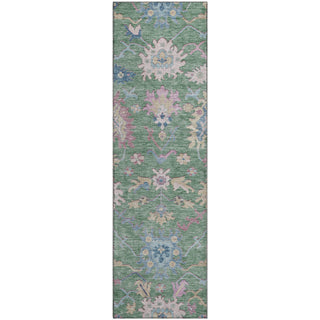 Piper Looms Mayfield Global AMF1154 Sage Machine Washable Area Rug Runner Main Image