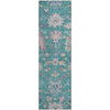 Piper Looms Mayfield Global AMF1154 Teal Machine Washable Area Rug Runner Main Image