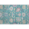 Piper Looms Mayfield Global AMF1154 Teal Machine Washable Area Rug Scatter Main Image