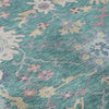 Piper Looms Mayfield Global AMF1154 Teal Machine Washable Area Rug Swatch Image