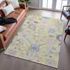 Piper Looms Mayfield Global AMF1154 Yellow Machine Washable Area Rug Lifestyle Image Feature