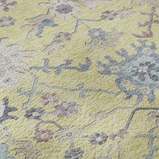 Piper Looms Mayfield Global AMF1154 Yellow Machine Washable Area Rug Swatch Image