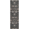 Piper Looms Mayfield Floral AMF1155 Black Machine Washable Area Rug Runner Main Image
