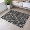 Piper Looms Mayfield Floral AMF1155 Black Machine Washable Area Rug Scatter Lifestyle Image Feature