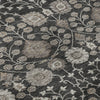 Piper Looms Mayfield Floral AMF1155 Black Machine Washable Area Rug Swatch Image