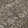Piper Looms Mayfield Floral AMF1155 Chocolate Machine Washable Area Rug Swatch Image