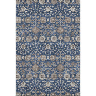 Piper Looms Mayfield Floral AMF1155 Navy Machine Washable Area Rug main image