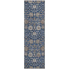 Piper Looms Mayfield Floral AMF1155 Navy Machine Washable Area Rug Runner Main Image